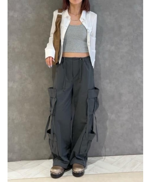 LAGUA GEM LOOSE POCKET DROOP パンツ セール】LOOSE POCKET DROOP パンツ（カーゴパンツ）｜LAGUA GEM