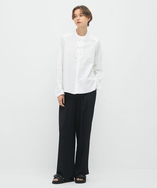 レーヨンシルクツイル 2タックパンツ（その他パンツ）｜CABaN