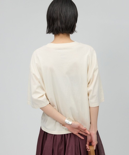 BABYLONE(バビロン)の「【Newtone】PEACE Tee(Tシャツ/カットソー・レディース・オフホワイト/グレー・フリー)」の8枚目の写真