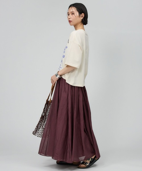 BABYLONE(バビロン)の「【Newtone】PEACE Tee(Tシャツ/カットソー・レディース・オフホワイト/グレー・フリー)」の14枚目の写真