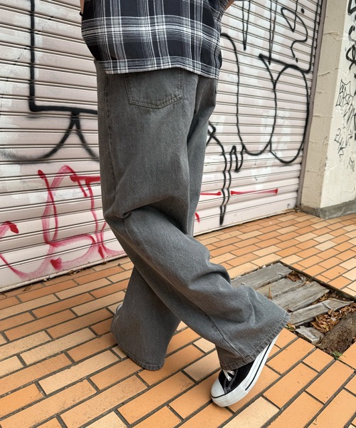 RATTLE TRAP(ラトルトラップ)の「【WEB限定/11.5ozデニム】11.5oz5ポケットワイドストレートパンツ(デニムパンツ・メンズ・ブルー/ブラック/ライトブルー・M/L/XS/LL/S)」の7枚目の写真