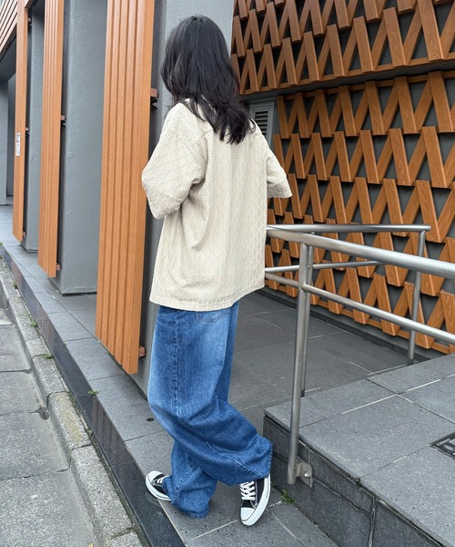 RATTLE TRAP(ラトルトラップ)の「【WEB限定/11.5ozデニム】11.5oz5ポケットワイドストレートパンツ(デニムパンツ・メンズ・ブルー/ブラック/ライトブルー・M/L/XS/LL/S)」の15枚目の写真