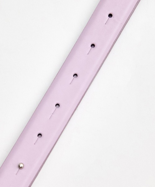 TOGA PULLA（トーガ　プルラ）の「【TOGA PULLA/トーガプルラ】Motif leather belt/ベルト（ベルト・レディース・ライトピンク/ブラック・FREE）」の4枚目の写真