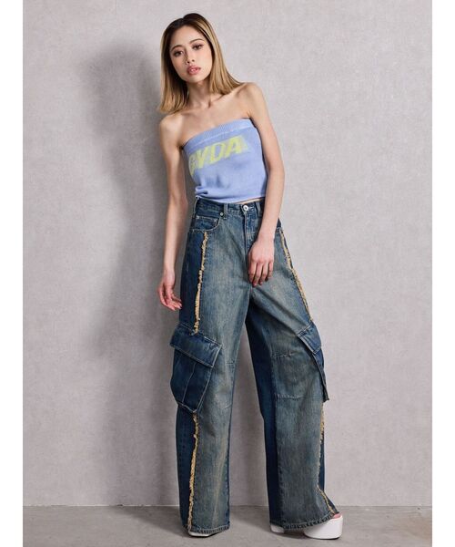 GYDA（ジェイダ）の「SEPARATE デニムオールインワン（つなぎ/オールインワン・レディース・ライトブルー/インディゴブルー/その他1・SMALL/MEDIUM）」の12枚目の写真