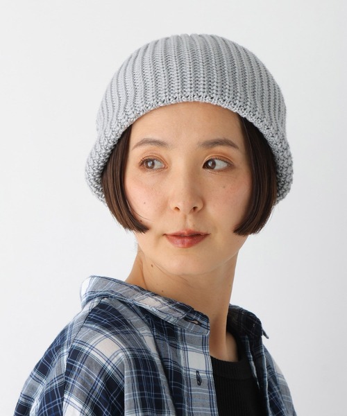 LEPSIM(レプシィム)の「ルーズニットワッチ 328070(ニットキャップ/ビーニー・レディース・ブラック/グレー・ONE SIZE)」の11枚目の写真