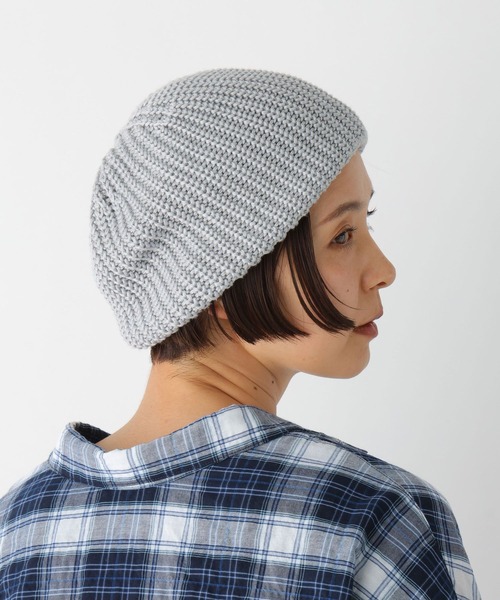 LEPSIM(レプシィム)の「ルーズニットワッチ 328070(ニットキャップ/ビーニー・レディース・ブラック/グレー・ONE SIZE)」の12枚目の写真