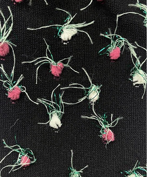 l'atelier du savon（アトリエドサボン）の「_つぶつぶ　くつした（ソックス/靴下・レディース・ホワイト/ブラック・FREE）」の3枚目の写真