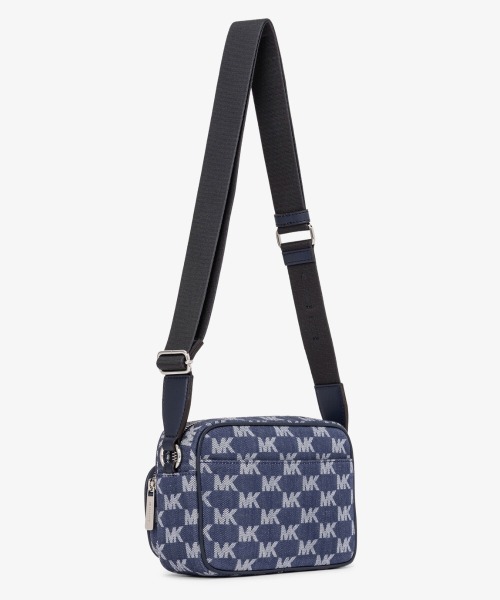 MICHAEL KORS(マイケルコース)の「JET SET ITEM クロスボディ ウィズ テックアタッチ ミディアム - MKシグネチャー(ショルダーバッグ・レディース・ブルー系・FREE)」の7枚目の写真