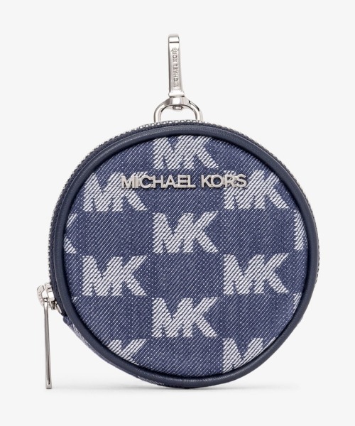 MICHAEL KORS(マイケルコース)の「JET SET ITEM クロスボディ ウィズ テックアタッチ ミディアム - MKシグネチャー(ショルダーバッグ・レディース・ブルー系・FREE)」の8枚目の写真