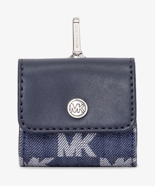 MICHAEL KORS(マイケルコース)の「JET SET ITEM クロスボディ ウィズ テックアタッチ ミディアム - MKシグネチャー(ショルダーバッグ・レディース・ブルー系・FREE)」の9枚目の写真