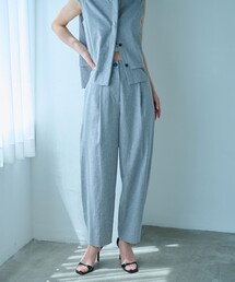 CAST: | 【接触冷感/UV対策/セットアップ゚対応】カジュアルタックパンツ(その他パンツ)