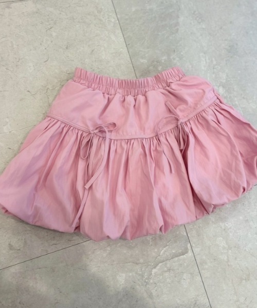 ipugo（イプゴ）の「ipugo/イプゴ リボンバルーンスカート（スカート・レディース・クリーム/ピンク・FREE）」の2枚目の写真