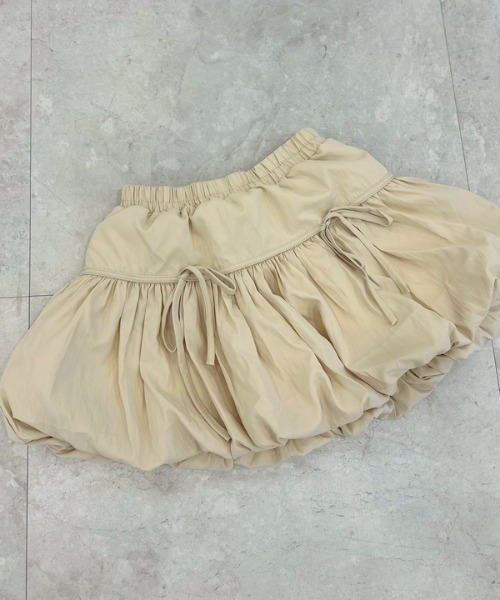 ipugo（イプゴ）の「ipugo/イプゴ リボンバルーンスカート（スカート・レディース・クリーム/ピンク・FREE）」の11枚目の写真