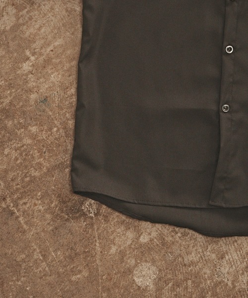 セール】Regular collar short sleeve shirt / レギュラーカラー