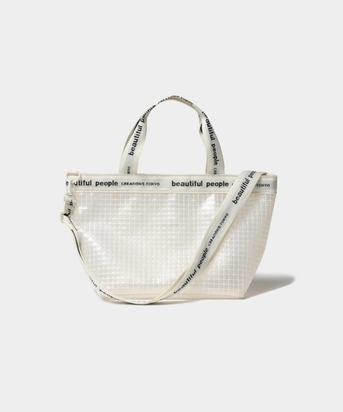 beautiful people plaid vinyl logo tape bag m 1515611970