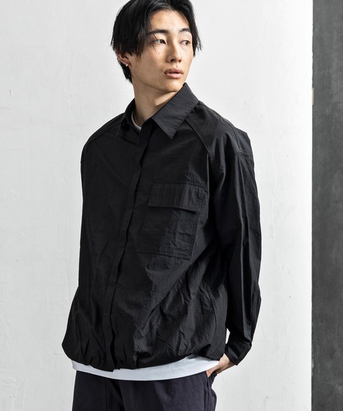+CLOSET(プラスクローゼット)の「ポケット付き比翼シャツ(シャツ/ブラウス・メンズ・ブラック/サックスブルー・LARGE/MEDIUM/SMALL)」の12枚目の写真