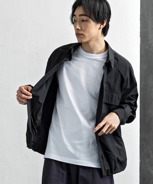 +CLOSET(プラスクローゼット)の「ポケット付き比翼シャツ(シャツ/ブラウス・メンズ・ブラック/サックスブルー・LARGE/MEDIUM/SMALL)」の13枚目の写真