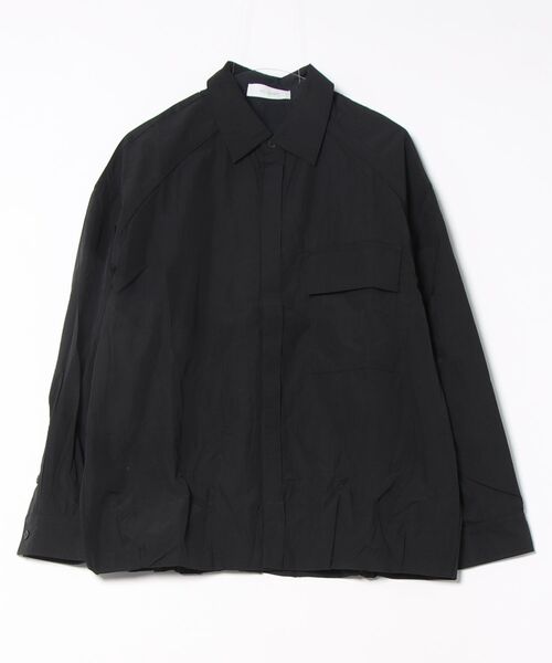 +CLOSET(プラスクローゼット)の「ポケット付き比翼シャツ(シャツ/ブラウス・メンズ・ブラック/サックスブルー・LARGE/MEDIUM/SMALL)」の6枚目の写真