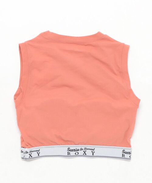 ROXY(ロキシー)の「【ROXY/ロキシー】24SS SUNSET WAVES S/L/ショート丈カップ付きワンポイントロゴタンクトップ(タンクトップ・レディース・レッド・LARGE/MEDIUM)」の2枚目の写真