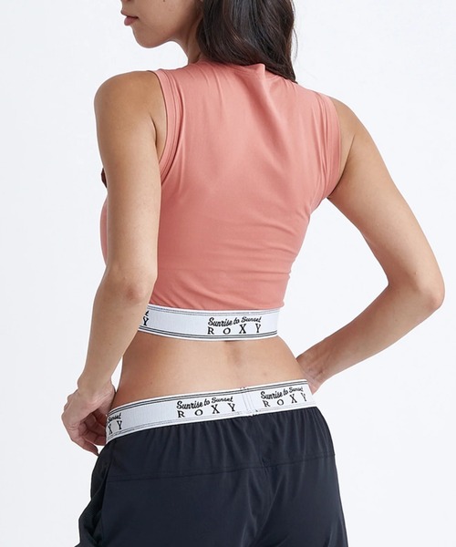 ROXY(ロキシー)の「【ROXY/ロキシー】24SS SUNSET WAVES S/L/ショート丈カップ付きワンポイントロゴタンクトップ(タンクトップ・レディース・レッド・LARGE/MEDIUM)」の5枚目の写真