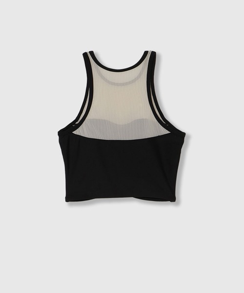 THINGS THAT MATTER(シングス ザット マター)の「SWIM CROPPED TANKTOPS / スイムクロップドタンクトップ(水着・レディース・グレー/ブラック・1/2)」の11枚目の写真