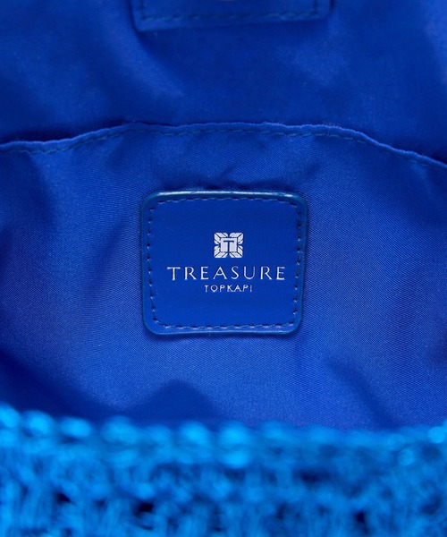 TREASURE TOPKAPI(トレジャートプカピ)の「【TREASURE TOPKAPI】メタリック ラウンド ミニ ショルダーバッグ(ショルダーバッグ・レディース・パープル/ブルー/シルバー・FREE)」の7枚目の写真