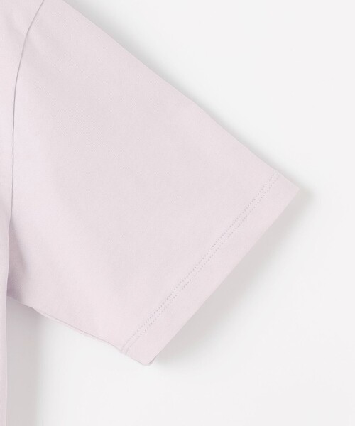 23区 L(ニジュウサンクオオキイサイズ)の「【SLOW/一部店舗限定】MVSコットン ロゴTシャツ(Tシャツ/カットソー・レディース・カーキ系/ライラック系/ホワイト系/グレー系・44/46)」の17枚目の写真