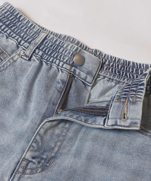 coca（coca）（コカ）の「ウエストゴムイージーパンツ（デニムパンツ・レディース・ライトブルー/グレー/ブルー・S/M/L）」の10枚目の写真