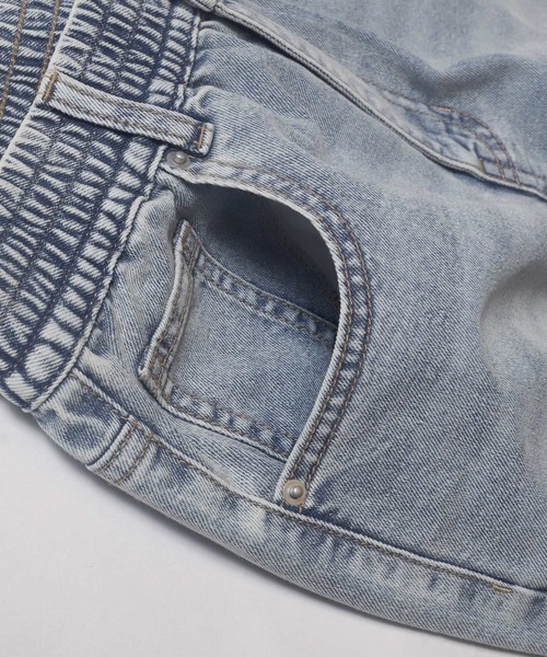 coca（coca）（コカ）の「ウエストゴムイージーパンツ（デニムパンツ・レディース・ライトブルー/グレー/ブルー・S/M/L）」の9枚目の写真