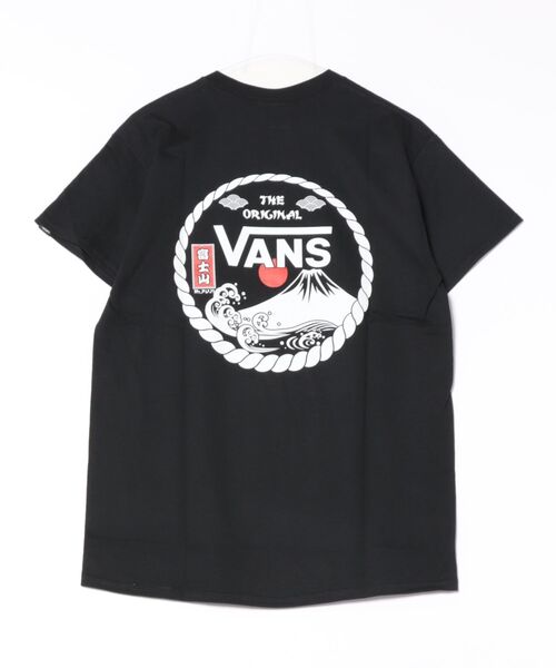 国内配送 VANS MT FUJI SS TEE BLACK VANS】 ヴァンズ M JAPAN Mt.FUJI TEE ショートスリーブ
