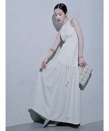 新品未使用タグ付　Stylevoice for xxx定価1万4千　ワンピース アシメトリーショルダーニットワンピース（膝丈/ミディ丈