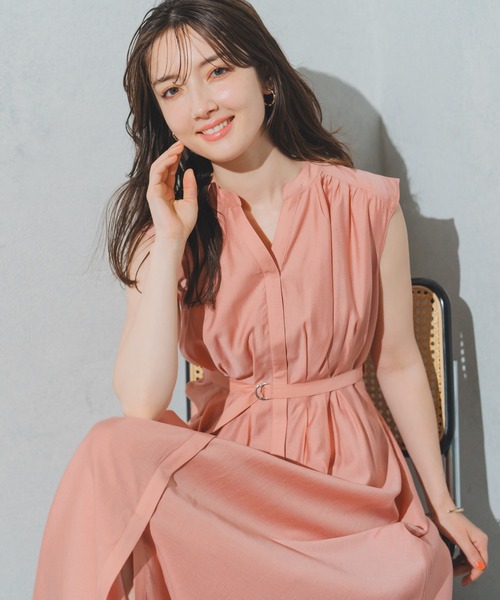 ミチャ セール】2025新作 シアーカラーフレンチシャツワンピース（ワンピース