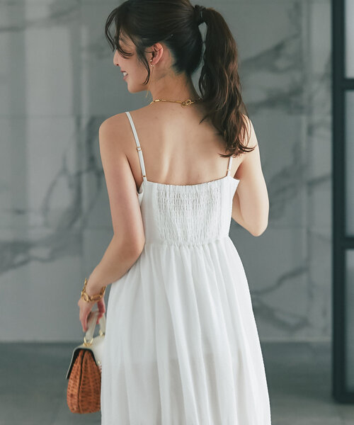 La boutique BonBon（ラブティックボンボン）の「【最強セットワンピ】セットアップワンピース（ワンピース・レディース・オフホワイト/サックスブルー・38/36）」の21枚目の写真
