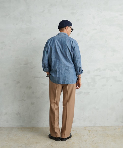 WAIPER.inc(ワイパーインク)の「RAF (Royal Air Force)No2ドレスパンツ(スラックス・メンズ・ダークベージュ/カーキ・マルチサイズ)」の12枚目の写真