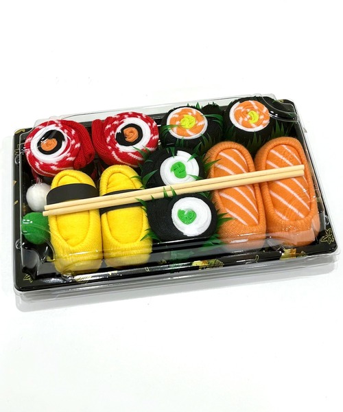 盛り合わせ お寿司ソックス お得な5足セット / マグロ たまご かっぱ