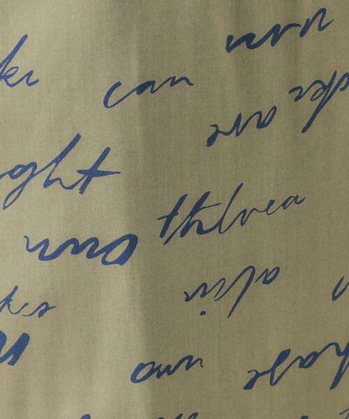 OPAQUE.CLIP（オペークドットクリップ）の「レタープリントイージーワイドパンツ【洗濯機洗い可】（その他パンツ・レディース・ブラック系/オリーブ系・40/38/42）」の13枚目の写真