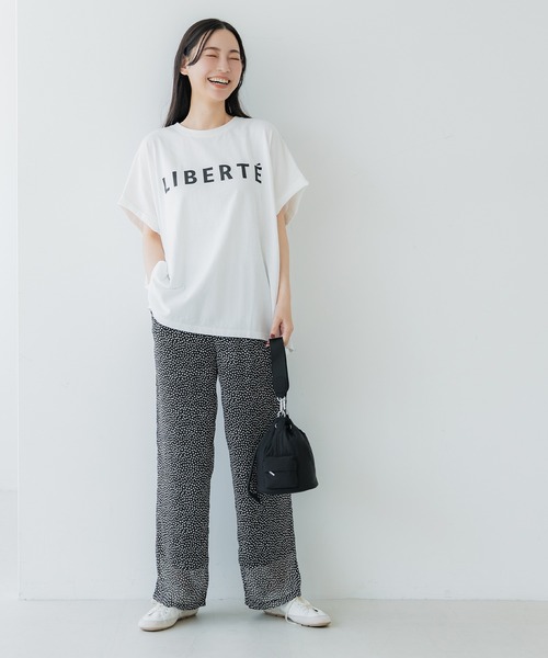 coca(coca)(コカ)の「シアーシフォンイージーパンツ(その他パンツ・レディース・ブラック・S/L/M)」の7枚目の写真