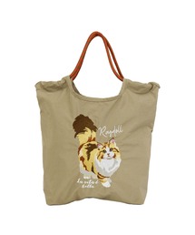 polka polka（ポルカポルカ）の「【 polka polka / ポルカポルカ 】 アニマル刺繍コードトート　SDI（トートバッグ）」