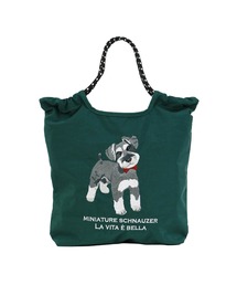 polka polka（ポルカポルカ）の「【 polka polka / ポルカポルカ 】 アニマル刺繍コードトート　SDI（トートバッグ）」