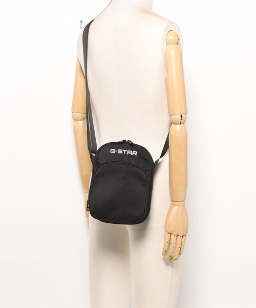 G-STAR（ジースター）の「【UNISEX】GS Shoulderbag mini/ブランドロゴミニショルダーバッグ（ショルダーバッグ・メンズ・ブラック・ONE SIZE）」の5枚目の写真