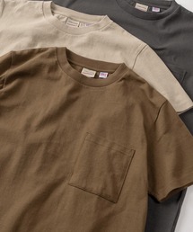 Goodwear（グッドウェア）の「【75】【Goodwear/グッドウェア】 ヘビーウェイト USAコットン 無地ポケット半袖Tシャツ/レギュラーシルエット/コンパクトTシャツ（Tシャツ/カットソー）」