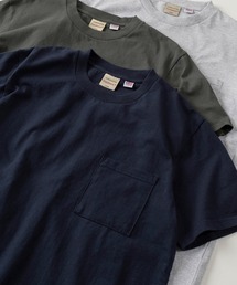Goodwear（グッドウェア）の「【75】【Goodwear/グッドウェア】 ヘビーウェイト USAコットン 無地ポケット半袖Tシャツ/レギュラーシルエット/コンパクトTシャツ（Tシャツ/カットソー）」