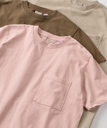 Goodwear（グッドウェア）の「【75】【Goodwear/グッドウェア】 ヘビーウェイト USAコットン 無地ポケット半袖Tシャツ/レギュラーシルエット/コンパクトTシャツ（Tシャツ/カットソー）」
