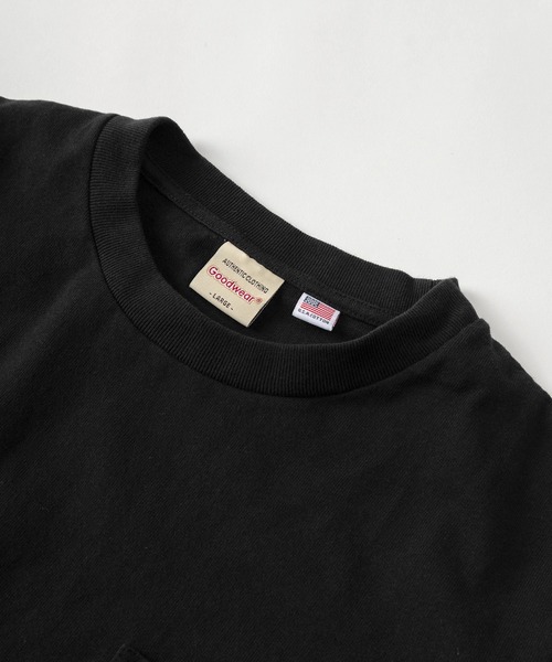 Goodwear(グッドウェア)の「【75】【Goodwear/グッドウェア】 ヘビーウェイト USAコットン 無地ポケット半袖Tシャツ/レギュラーシルエット/コンパクトTシャツ(Tシャツ/カットソー・メンズ・ダークグリーン/ブラック/チャコールグレー/ホワイト/ダークブルー/カーキ/グレー/ブラウン/ネイビー/グレー系その他/ブラウン系その他/ピンク/ベージュ・M/L/XL/S)」の18枚目の写真
