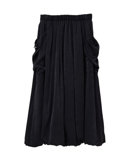 CONVERSE TOKYO（コンバーストウキョウ）の「SATIN BALLOON SILHOUETTE SKIRT（スカート・レディース・ブラウン/ベージュ/ブラック・FREE）」の2枚目の写真