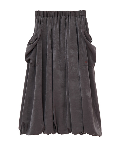 CONVERSE TOKYO（コンバーストウキョウ）の「SATIN BALLOON SILHOUETTE SKIRT（スカート・レディース・ブラウン/ベージュ/ブラック・FREE）」の19枚目の写真