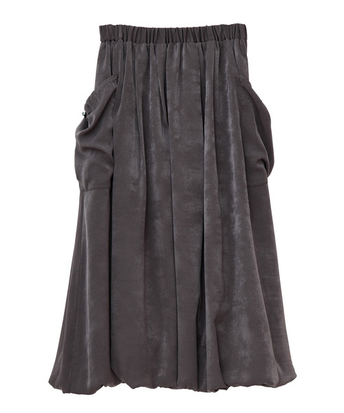 CONVERSE TOKYO（コンバーストウキョウ）の「SATIN BALLOON SILHOUETTE SKIRT（スカート・レディース・ブラウン/ベージュ/ブラック・FREE）」の18枚目の写真