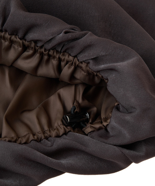 CONVERSE TOKYO（コンバーストウキョウ）の「SATIN BALLOON SILHOUETTE SKIRT（スカート・レディース・ブラウン/ベージュ/ブラック・FREE）」の15枚目の写真