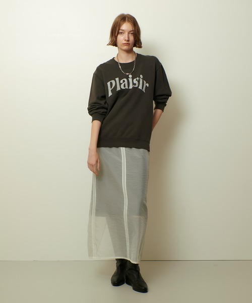 allureville(アルアバイル)の「シアーレイヤードタイトスカート(スカート・レディース・ブラック/オフホワイト・1/2)」の21枚目の写真