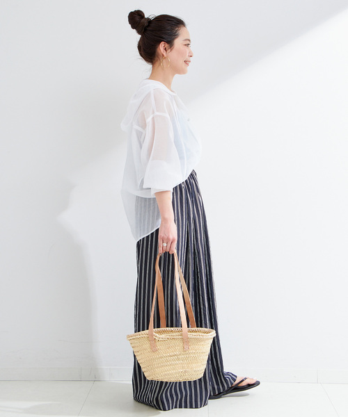 B.C STOCK（ベーセーストック）の「《追加7》手洗い可 / フードシアーブルゾン（ブルゾン・レディース・ブルー/ブラック/ホワイト/ウッド・FREE）」の12枚目の写真